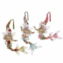 Mark Roberts Pink And Gold Mermaid Christmas Fairy, Small 11-Inches