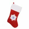 Northlight 19.25" Red And White Pepsi Snowflake Embroidered Christmas Stocking