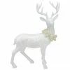 Melrose 19" Frosted White Standing Reindeer Christmas Figure