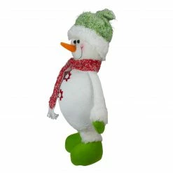 Melrose 17" White And Green Standing Snowman Christmas Tabletop Figure 7 Melrose 17" White And Green Standing Snowman Christmas Tabletop Figure -Northlight Shop melrose 72757 a 3 74628.1588406263