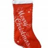 Target Red Felt Stitched Merry Christmas Stocking