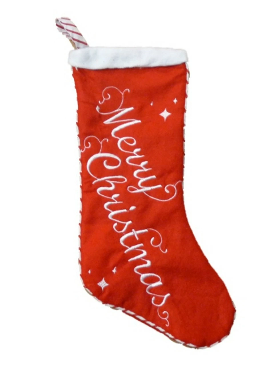 Target Red Felt Stitched Merry Christmas Stocking 1 Target Red Felt Stitched Merry Christmas Stocking