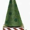 Roman 20" Green And Red Musical Rotating Christmas Cone Tree Tabletop Decor
