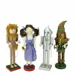 Northlight Set Of 4 Decorative Wizard Of Oz Wooden Christmas Nutcrackers