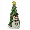 Napco 19.5" Pre-Lit Red And Green LED Snowmen Christmas Figurine