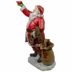 Napco 31" Santa Claus Holding Red Cardinal And Wreath Christmas Figurine 7 Napco 31" Santa Claus Holding Red Cardinal And Wreath Christmas Figurine -Northlight Shop napco h 50785 2 16636.1588415868