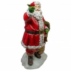 Napco 31" Santa Claus Holding Red Cardinal And Wreath Christmas Figurine 9 Napco 31" Santa Claus Holding Red Cardinal And Wreath Christmas Figurine -Northlight Shop napco h 50785 4 47507.1588415869