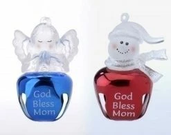 Roman 24ct Blue, Red, And White Jingle Buddies Christmas Ornaments, 2.5"