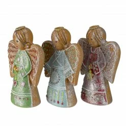 Northlight Set Of 3 Glitter Dusted Gingerbread Christmas Angels 6" 6 Northlight Set Of 3 Glitter Dusted Gingerbread Christmas Angels 6" -Northlight Shop northlight20dw27709 2 06627.1665174045