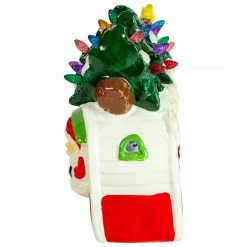 Northlight 7.75" LED Lighted Santa And Snowman Camper Christmas Decoration -Northlight Shop northlight20dw92543 2 95024.1665260255