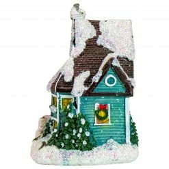 Northlight 5.5" Green LED Lighted Snowy House Christmas Village Decoration -Northlight Shop northlight20dw92544 2 85768.1665000982