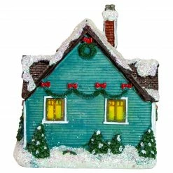 Northlight 5.5" Green LED Lighted Snowy House Christmas Village Decoration -Northlight Shop northlight20dw92544 3 74999.1665000982