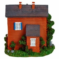 Northlight 4.5" Red And White LED Lighted Colonial House Christmas Village Decoration 9 Northlight 4.5" Red And White LED Lighted Colonial House Christmas Village Decoration -Northlight Shop northlight20dw92545 3 69649.1665000996