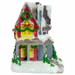 Northlight 5" Red LED Lighted Snowy House Christmas Village Decoration -Northlight Shop northlight20dw92547 4 00565.1665610756