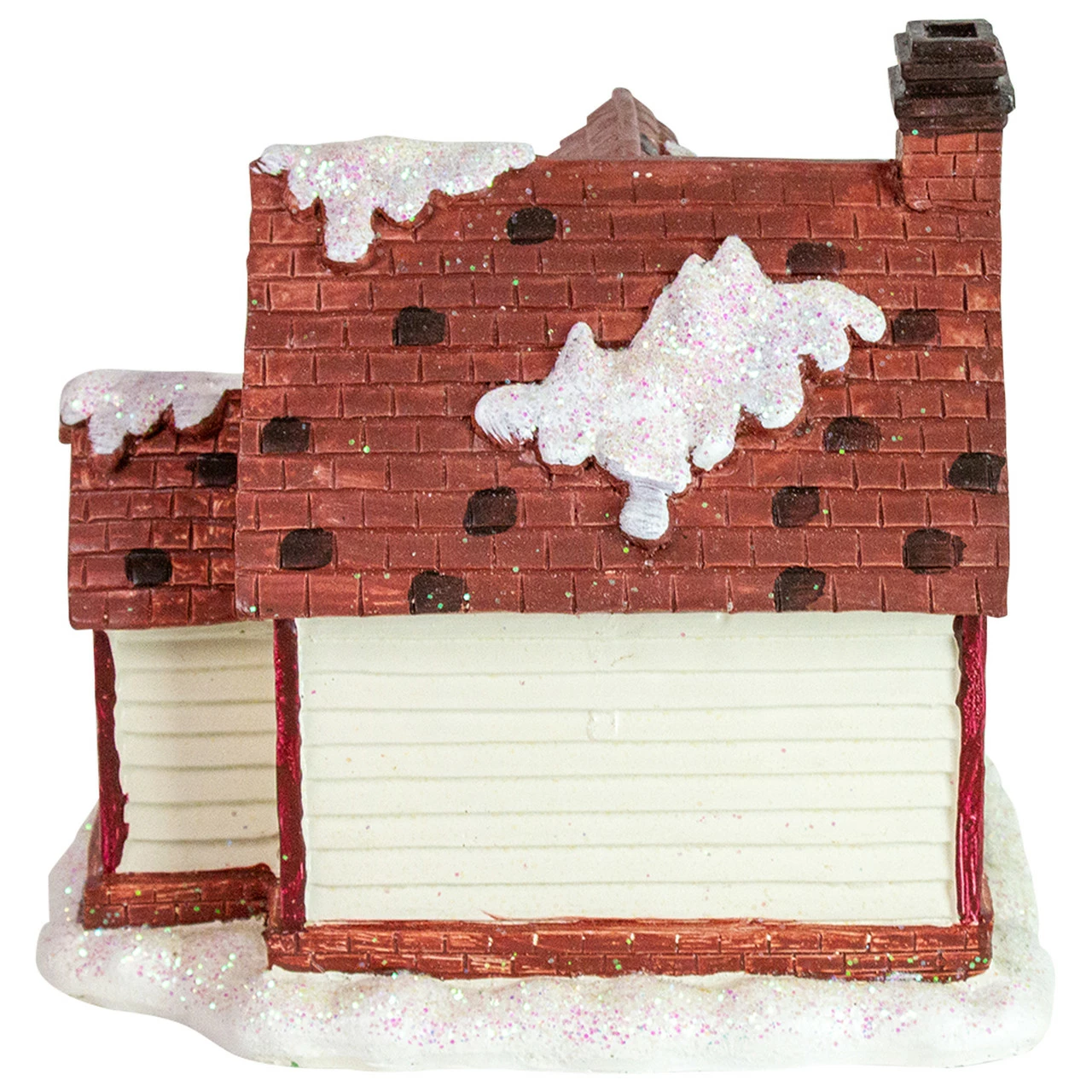 Northlight 6.5" White LED Lighted Cottage House Christmas Village Decoration 6 Northlight 6.5" White LED Lighted Cottage House Christmas Village Decoration - Image 6