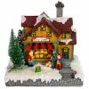 Northlight 6.7" Kids Playing LED Lighted Christmas Candy Shoppe Village Building