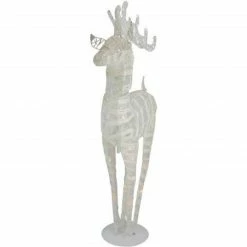 Northlight 36" White And Silver Glitter LED Lighted Reindeer Christmas Tabletop Decor -Northlight Shop northlight20h36274 03 32568.1599786795