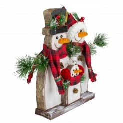 Northlight 16" Snowman Family With Plaid Scarves Table Top Christmas Decoration -Northlight Shop northlight20ja87544 2 sample 54097.1665433300