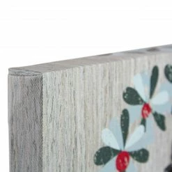 Northlight 10" Christmas Wreath And Joy To The World Canvas Wall Art With Photo Clip -Northlight Shop northlight20nj90590 2 92964.1598921847