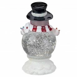 Northlight 7.5" White Battery Operated LED Snowman Glittering Snow Dome Christmas Tabletop Decor -Northlight Shop northlight 20d2015 24023b 2 54739.1591634977