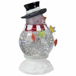 Northlight 7.5" White Battery Operated LED Snowman Glittering Snow Dome Christmas Tabletop Decor -Northlight Shop northlight 20d2015 24023b 3 61021.1591634977