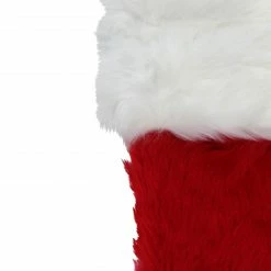 Northlight 20" Red And White Traditional Cuff Extra Plush Christmas Stocking -Northlight Shop northlight 510008go20red 1 50684.1588344048