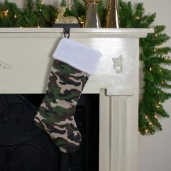 Northlight 18" White And Green Camouflage Christmas Stocking With Cuff 4 Northlight 18" White And Green Camouflage Christmas Stocking With Cuff -Northlight Shop northlight 526999go 2 updated 43164.1588358777