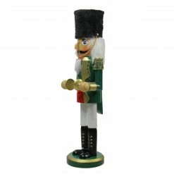 Northlight 14" Green And White Cymbalist Christmas Nutcracker -Northlight Shop northlight 97189 1 52757.1588415761