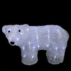 Northlight 13.5" White Lighted Commercial Grade Acrylic Baby Polar Bear Christmas Decoration -Northlight Shop northlight a85644 3 83370.1600305289