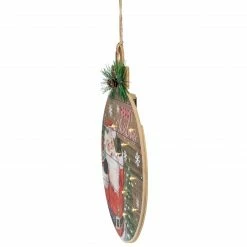 Northlight 15" B/O Lighted Ball Ornament With Santa Claus Wooden Christmas Wall Sign -Northlight Shop northlight ac26843 2 sample 58800.1603245960