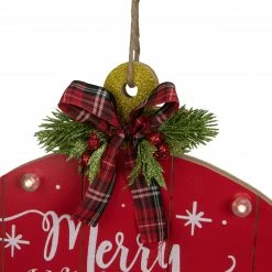 Northlight 13.75" Red Onion Ornament "Merry And Bright" Christmas Sign 6 Northlight 13.75" Red Onion Ornament "Merry And Bright" Christmas Sign -Northlight Shop northlight ac26853 4 sample 39313.1601515689