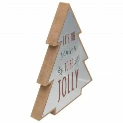 Northlight 10" Tree Shaped Tis The Season To Be Jolly Christmas Sign -Northlight Shop northlight ac92650 2 21863.1665610436