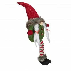Northlight 25" Red, Green, And White Sitting Tabletop Female Gnome Christmas Decoration -Northlight Shop northlight ad26795 4 sample 87633.1665610439