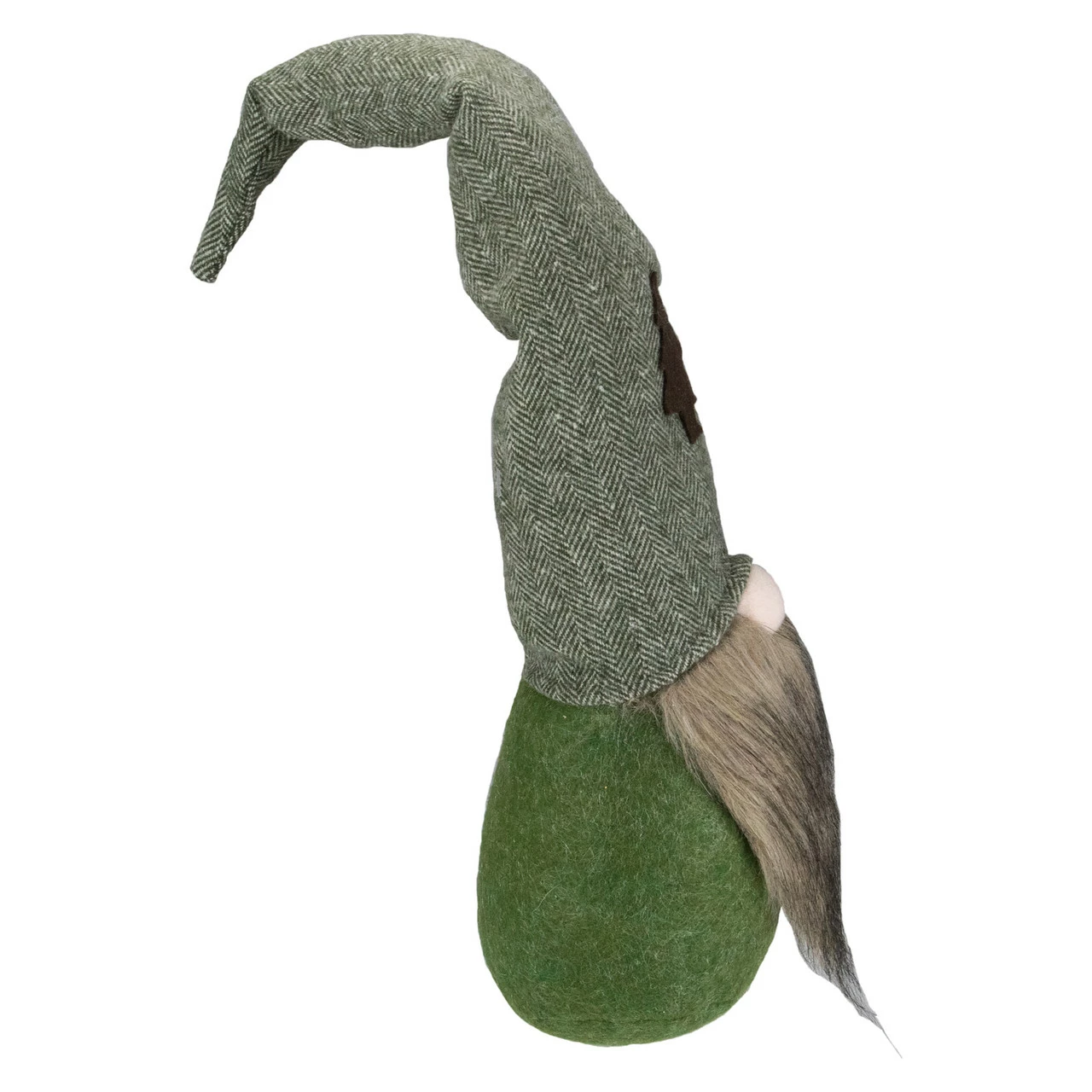 Northlight 21-Inch Green And Brown Weighted Christmas Tree Gnome Tabletop Figure 4 Northlight 21-Inch Green And Brown Weighted Christmas Tree Gnome Tabletop Figure - Image 4