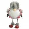 Northlight 14" Nordic Trapper Hat Bouncy Gnome Table Top Christmas Decoration
