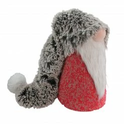 Northlight 16" Red, Grey And White Long Fluffy Hat Gnome Christmas Decoration -Northlight Shop northlight am87028 1 95218.1588406358
