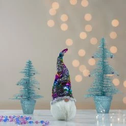 Northlight 13" Gnome With Rainbow And Silver Flip Sequin Hat Christmas Decoration 8 Northlight 13" Gnome With Rainbow And Silver Flip Sequin Hat Christmas Decoration -Northlight Shop northlight am87034 8 95177.1599700735