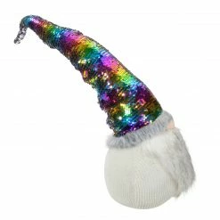 Northlight 24" Gnome With Rainbow And Silver Flip Sequin Hat Christmas Decoration 9 Northlight 24" Gnome With Rainbow And Silver Flip Sequin Hat Christmas Decoration -Northlight Shop northlight am87035 3 86011.1599700736