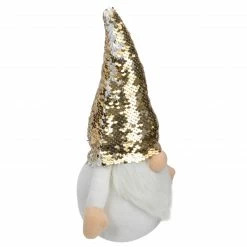 Northlight 12" Gnome With Gold And White Flip Sequin Hat Christmas Decoration -Northlight Shop northlight am87037 3 29348.1665433002
