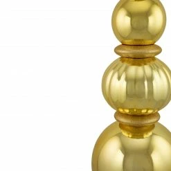 Northlight 54" Shiny Gold And Glittered Topiary Finial Tower Commercial Christmas Decoration -Northlight Shop northlight ao93356 4 43842.1655136520