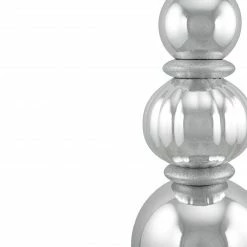 Northlight 54" Shiny Silver And Glittered Topiary Finial Tower Commercial Christmas Decoration -Northlight Shop northlight ao93357 4 13698.1655136509