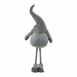 Northlight 42" Gray And White Adjustable Height Chubby Smirking Gnome -Northlight Shop northlight c85068 a 2 40356.1588415207