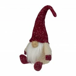 Northlight 17" Ivory And Red Chubby Smiling Gnome Plush Tabletop Christmas Decoration -Northlight Shop northlight c85091 b 03 15660.1588415216