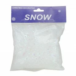 Northlight White Iridescent Artificial Powder Snow Flakes 2 Oz.