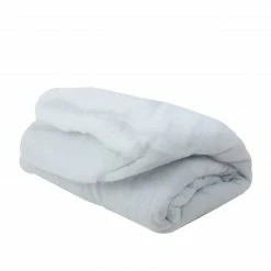 Northlight Solid White Artificial Soft Snow Christmas Craft Blanket - 3.75' X 8.25'