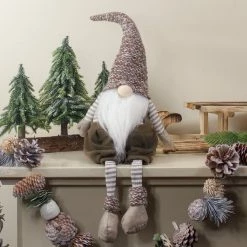 Northlight 23.5" Brown And White Sitting Tabletop Gnome Christmas Decoration -Northlight Shop northlight de87763 5 54125.1605666853