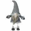 Northlight 17" Gray And Beige Standing Gnome Tabletop Christmas Decoration