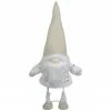 Northlight 17" Ivory And Gold Christmas Gnome Tabletop Decoration