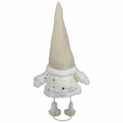 Northlight 17" Ivory And Gold Christmas Gnome Tabletop Decoration -Northlight Shop northlight de89465 3 sample 92033.1604628876