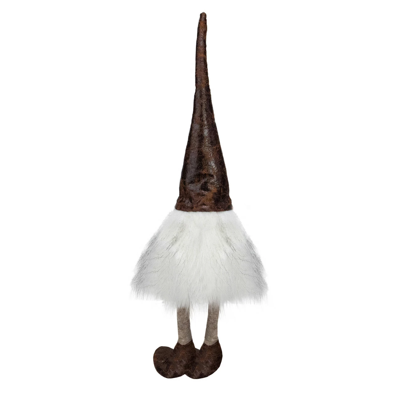 Northlight 12" White And Brown Sitting Gnome Christmas Decoration 4 Northlight 12" White And Brown Sitting Gnome Christmas Decoration - Image 4